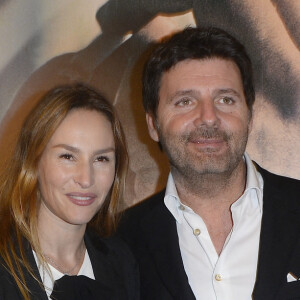 Vanessa Demouy et son mari Philippe Lellouche - Avant-première du film "La French" au cinéma Gaumont Opéra à Paris, le 25 novembre 2014. 