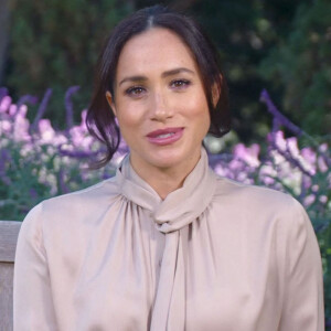 Meghan Markle, duchesse de Sussex, fait une apparition à la télévision américaine dans l'émission "CNN Heroes", decembre 2020.