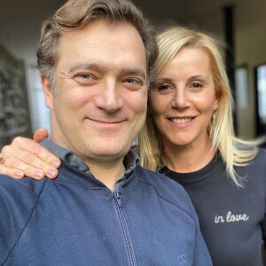 Renaud Capuçon et son épouse Laurence Ferrari sur Instagram, décembre 2020.