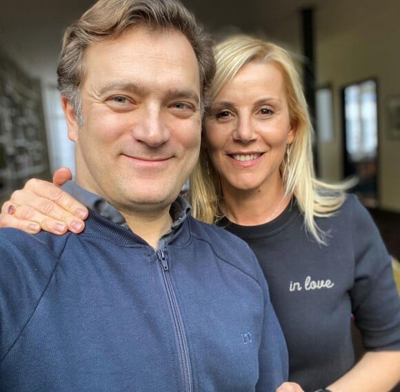 Renaud Capuçon et son épouse Laurence Ferrari sur Instagram, décembre 2020.