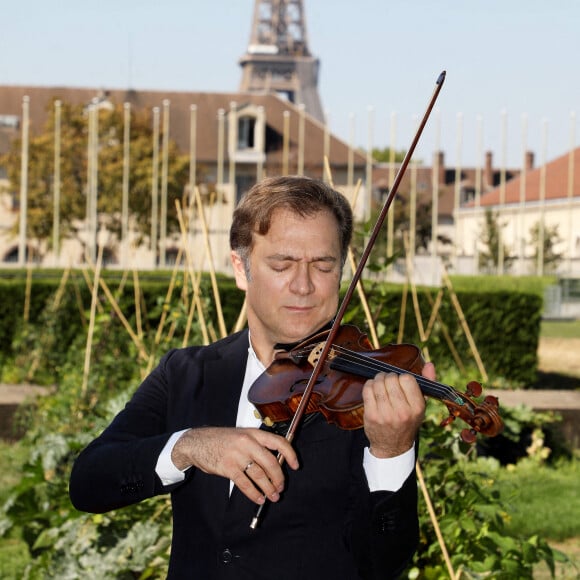 Exclusif - Renaud Capuçon a été nommé Artiste de l'UNESCO pour la paix lors d'une cérémonie présidée par Audrey Azoulay, directrice générale de l'UNESCO à Paris, le 22 Septembre 2020. © DOMINIQUE JACOVIDES / BESTIMAGE