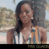 Miss Guadeloupe : Kenza Andreze-Louison lors de l'élection de Miss France 2021, le 19 décembre 2020 sur TF1