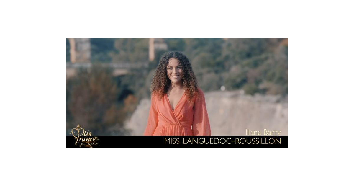 Miss Languedoc-Roussillon : Illana Barry lors de l ...