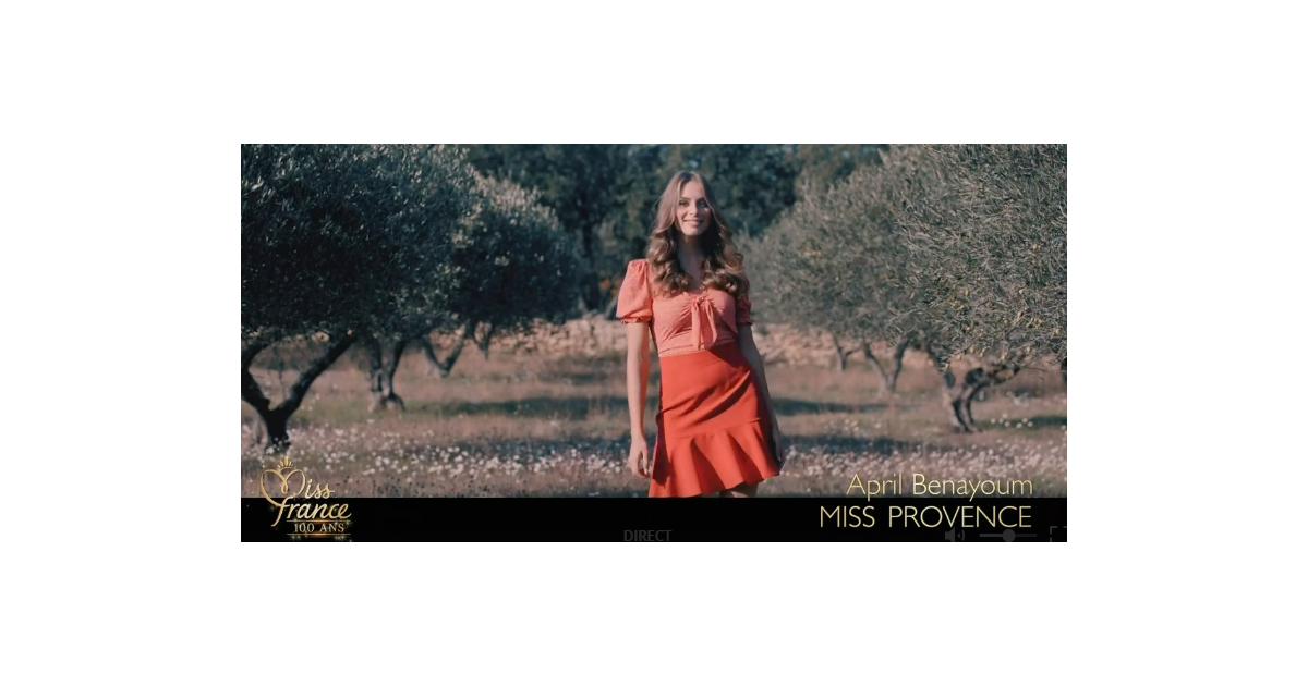 Miss Provence : April Benayoum lors de l'élection Miss ...