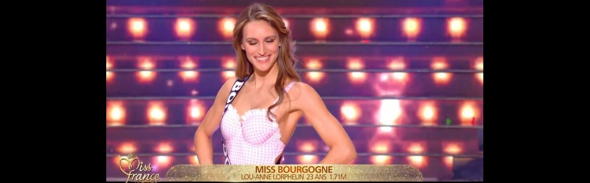 Vidéo Miss Bourgogne Lou Anne Lorphelin Lors Du Défilé En Maillot De Bain Lors De L 