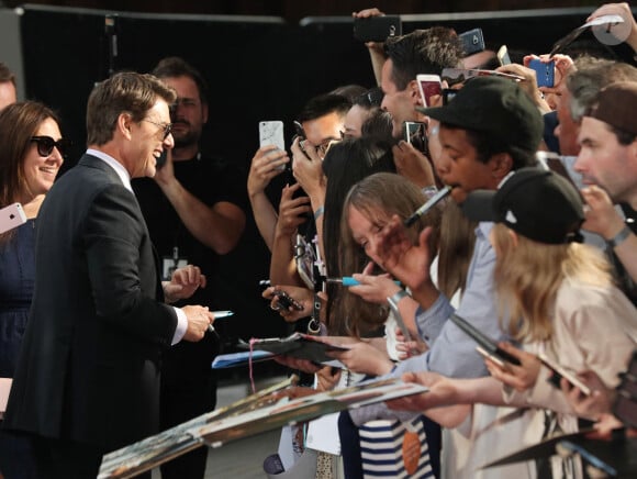 Tom Cruise - Les célébrités posent lors du photocall de la première du film "Mission : Impossible - Fallout" à Londres le 13 juilllet 2018.