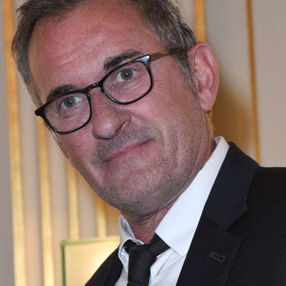 Exclusif - Christophe Dechavanne - Christophe Dechavanne reçoit le grade d'Officier des Arts et des Lettres au Ministère de la Culture à Paris le 15 mai 2019. © Coadic Guirec / Bestimage  