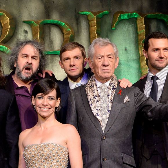 L'équipe du film The Hobbit: The Battle Of The Five Armie réunis à Londres, le 1er decembre 2014