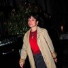 Exclusif - Lily Allen quitte un restaurant à Londres le 11 mars 2020.