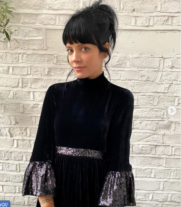 Lily Allen sur Instagram, 2020.