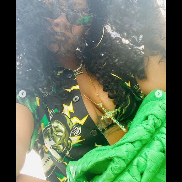 Rihanna en vacances. Novembre 2019.