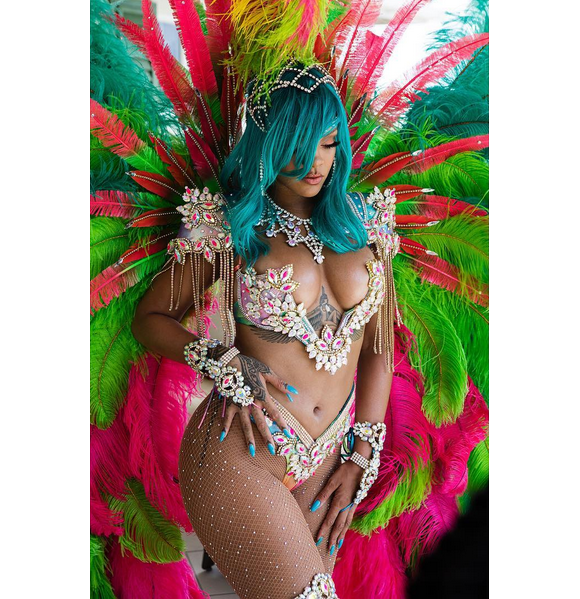 Rihanna à La Barbade, pour le festival Crop Over 2017. Août 2017.