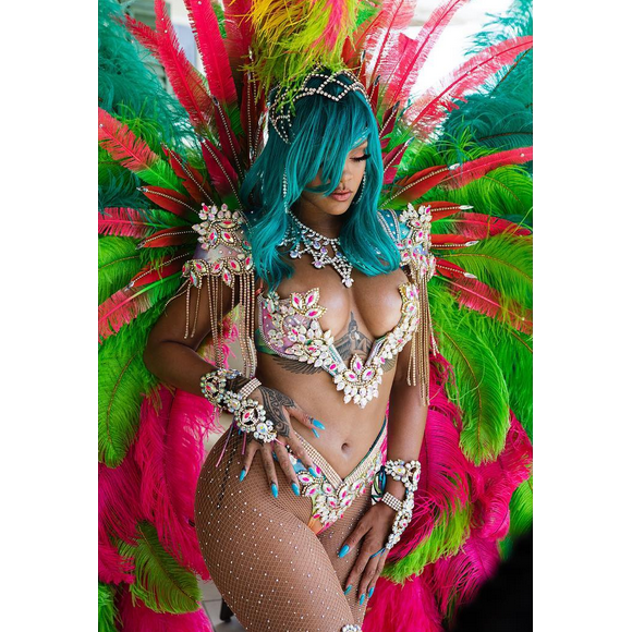 Rihanna à La Barbade, pour le festival Crop Over 2017. Août 2017.