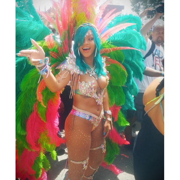 Rihanna à La Barbade, pour le festival Crop Over 2017. Août 2017.