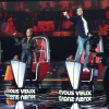Florent Pagny, Amel Bent, Vianney et Marc Lavoine dans leurs fauteuils rouges de coachs de The Voice 2021.