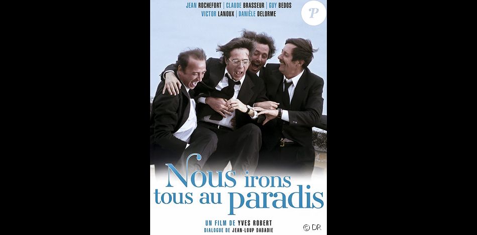 Claude Brasseur, Jean Rochefort, Guy Bedos, Victor Lanoux et Danièle