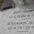 La tombe de Romy Schneider à Boissy-sans-Avoir dans les Yvelines, le 3 mai 2013.