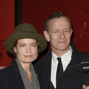 Sarah Biasini et Francis Huster - 1ère édition des "Trophées du bien être" au profit de la fondation Mimi Ullens au Théâtre de la Gaité Montparnasse à Paris le 21 septembre 2015.