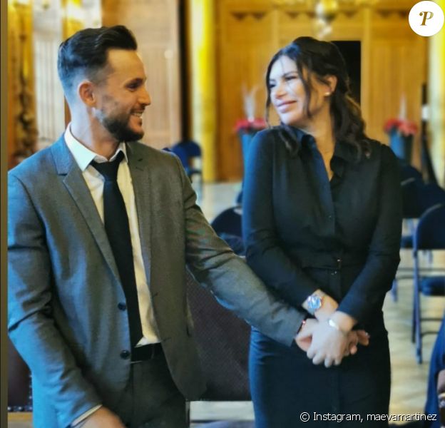 Maeva Martinez a épousé son compagnon Julien lundi 28 décembre 2020 à la mairie de Nantes - Instagram