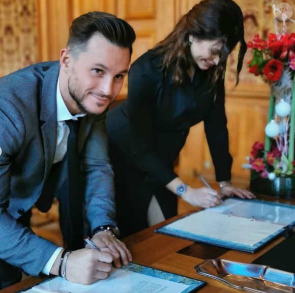 Maeva Martinez a épousé son compagnon Julien à la mairie de Nantes lundi 28 décembre 2020 - Instagram