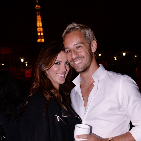 Exclusif - Iris Mittenaere (Miss France et Miss Univers 2016) et son compagnon Diego El Glaoui - Maëva Coucke fête son 26ème anniversaire sur la péniche "Pastel" avec ses amis à Paris le 27 juin 2020. © Rachid Bellak/Bestimage 