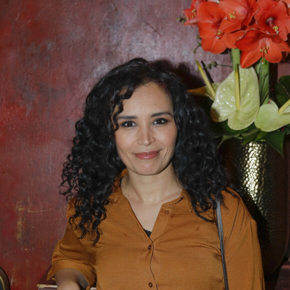 Aïda Touihri - Soirée à l'occasion de la sortie du livre "Déjeuner en paix" de Charlotte Gabris organisé par Five Eyes Production au Buddha Bar à Paris, le 13 janvier 2020. © Christophe Clovis / Bestimage