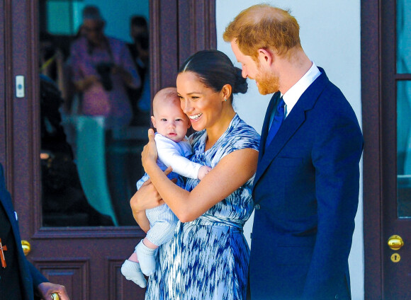 Le prince Harry et Meghan Markle présentent leur fils Archie à Desmond Tutu à Cape Town, Afrique du Sud