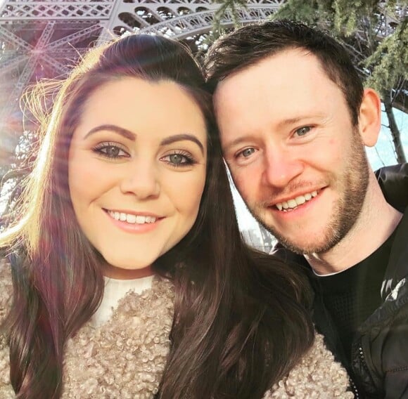 Devon Murray et sa compagne Shannon McCaffrey sur Instagram. Le 14 février 2019.