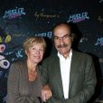 Gerard Hernandez et sa femme Micheline - Generale du spectacle de Thierry Mugler au theatre Comedia, intitule "Mugler Follies" a Paris, le 18 decembre 2013.   