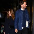 Exclusif - Emma Stone et son fiancé Dave McCary quittent main dans la main à la SNL after party à New York. Le 8 décembre 2019