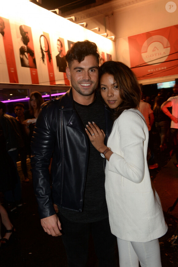 Ricardo et Nehuda (Les Anges 8) au nightclub le Gotha à Cannes pendant le 69 ème Festival International du Film de Cannes le 13 mai 2016