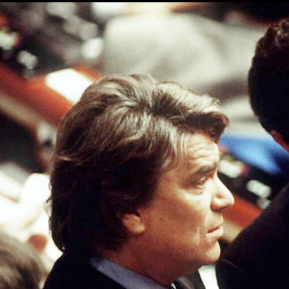 Bernard Tapie, Bernard Kouchner et Jack Lang au parlement européen en 1994.