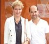 Maurice Barthélémy et Judith Godrèche à Roland Garros.