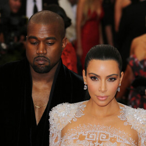 Kanye West et sa femme Kim Kardashian - Soirée Costume Institute Gala 2015 (Met Ball) au Metropolitan Museum célébrant l'ouverture de Chine: à travers le miroir à New York, le 4 mai 2015.