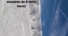 Demdem a publié des vidéos d'elle skiant alors qu'elle était enceinte de 6 mois, sur Instagram le 7 janvier 2021.