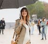 Jeanne Damas (enceinte) - Sortie du défilé de mode prêt-à-porter printemps-été 2021 "Dior" au Jardin des Tuileries à Paris. © Christophe Clovis / Bestimage 
