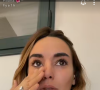 Hilona en larmes sur Snapchat pour parler de sa relation avec Julien Bert, le 3 décembre 2020