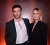 Exclusif - Hugo Philip et sa compagne Caroline Receveur - Soirée de lancement du nouveau parfum Boss "The scent absolute" à l'hôtel Mandarin Oriental à Paris. © Rachid Bellak/Bestimage