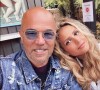 Pascal Obispo et sa compagne Julie sur Instagram. Le 26 juillet 2020.