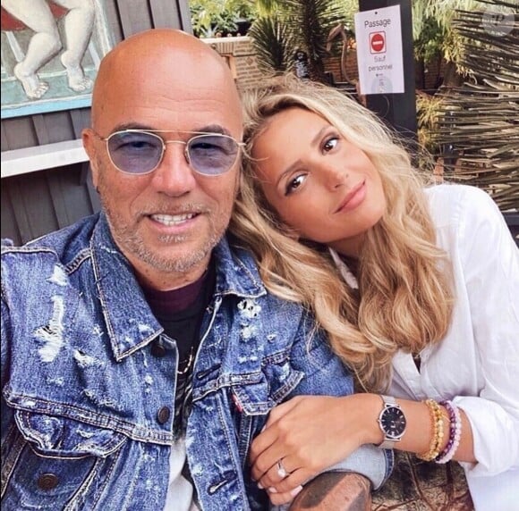 Pascal Obispo et sa compagne Julie sur Instagram. Le 26 juillet 2020.