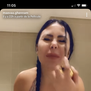 Maeva Ghennam révèle avoir été touchée par le coronavirus - Snapchat