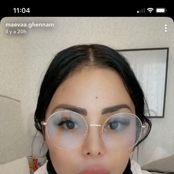 Maeva Ghennam révèle avoir été touchée par le coronavirus - Snapchat