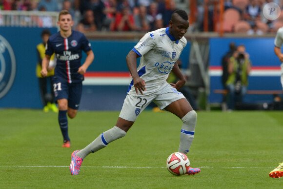 Christopher Maboulou lors du match Paris Saint-Germain - SC Bastia à Paris, en août 2014.