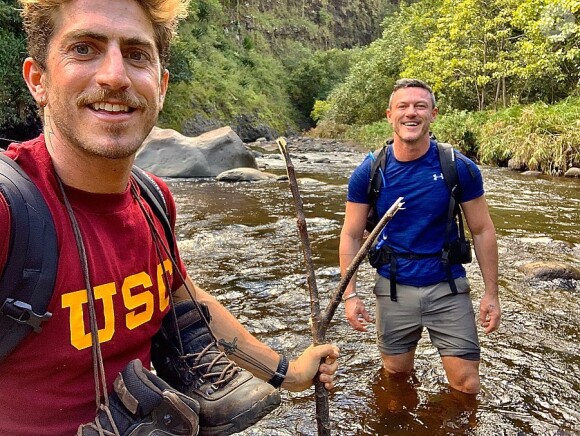 Luke Evans et Rafael Olarra sur Instagram, décembre 2019.
