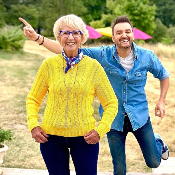 Cyril Lignac et Mercotte de retour sur le tournage du "Meilleur Pâtissier" pour la saison 9, le 30 juin 2020