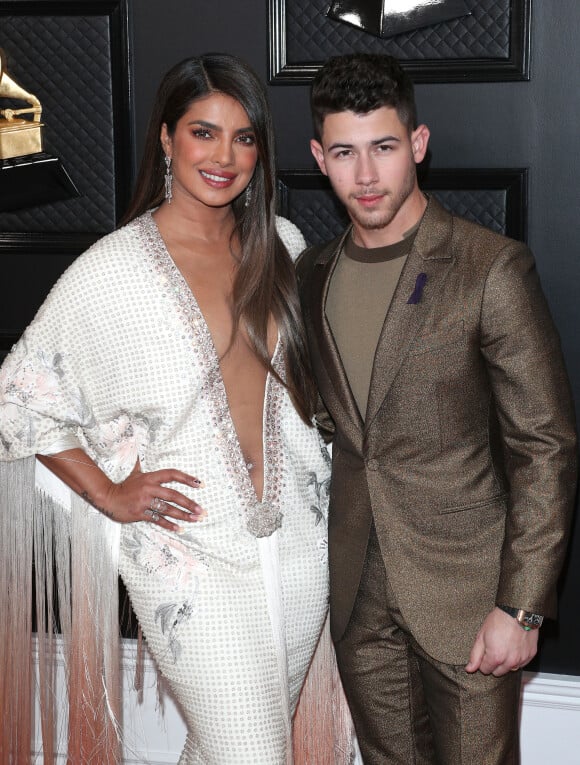 Priyanka Chopra Jonas, Nick Jonas - 62ème soirée annuelle des Grammy Awards à Los Angeles.