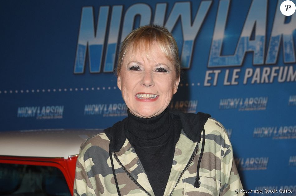 Dorothée (Frédérique Hoschedé) à l'avant-première du film "Nicky Larson et le Parfum de Cupidon" au cinéma Le Grand Rex à Paris, France, le 1er février 2019. © Coadic Guirec/Bestimage