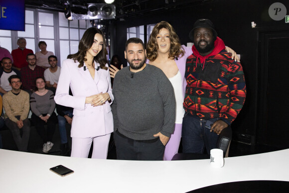 Exclusif - Nabilla Benattia-Vergara - Enregistrement de l'émission "Clique" présentée par M. Achour sur Canal Plus à Issy-les-Moulineaux le 31 janvier 2020. © Jack Tribeca/Bestimage