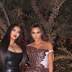 Hrush Achemyan et Kim Kardashian. Janvier 2020.