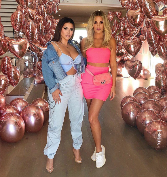 Hrush Achemyan et Khloé Kardashian. Septembre 2018.